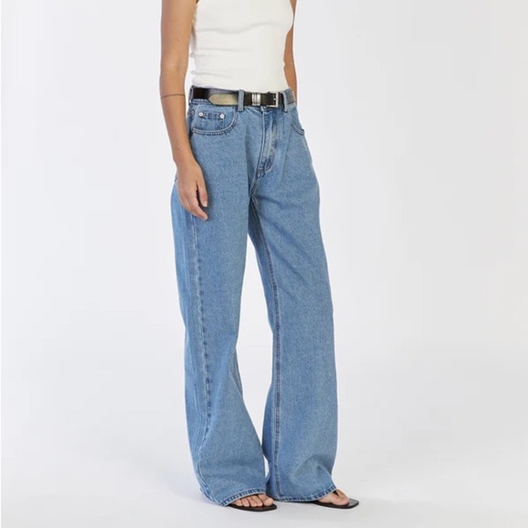 DISSH reagan vintage slouchy denim jean medium wash NWT size 12 US - Picture 2 of 11